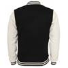 Urban Classics - Oldschool College Jacke - Schwarz/Weiß Product image